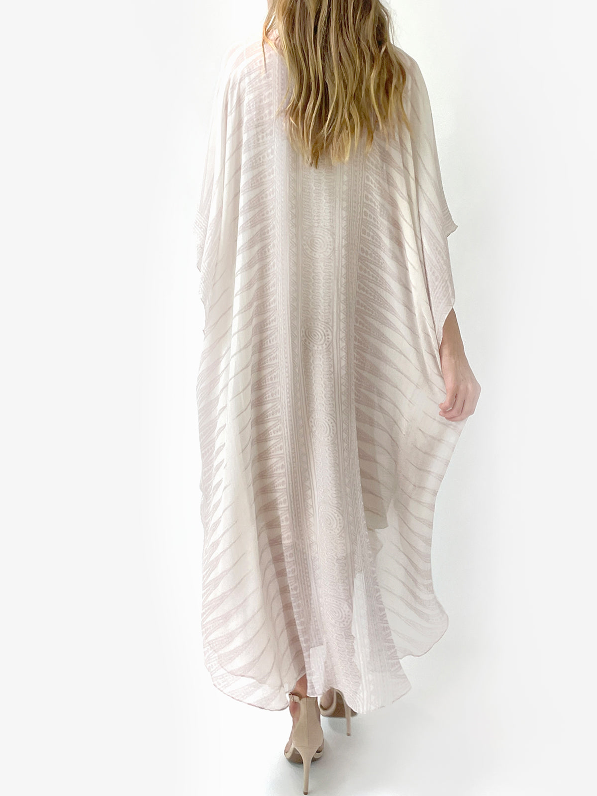 Kashvi Silk Caftan | Cream