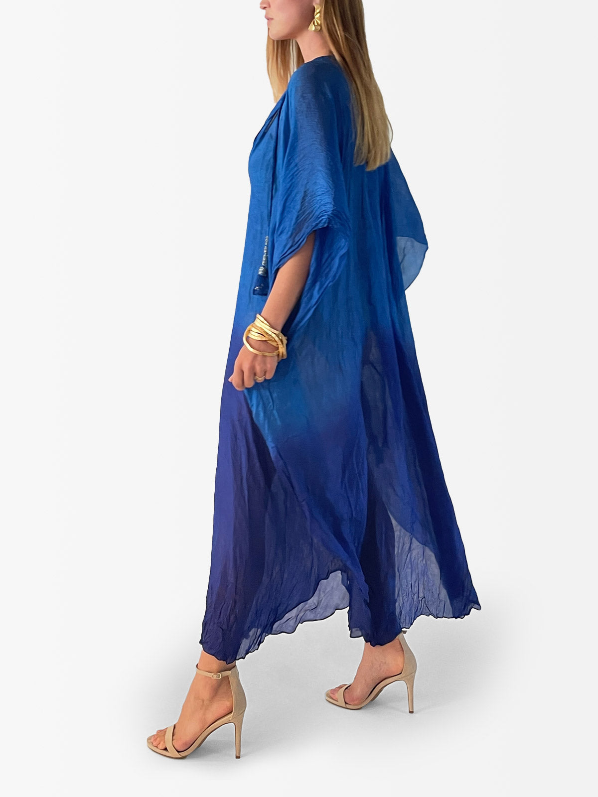 Silk caftan on sale